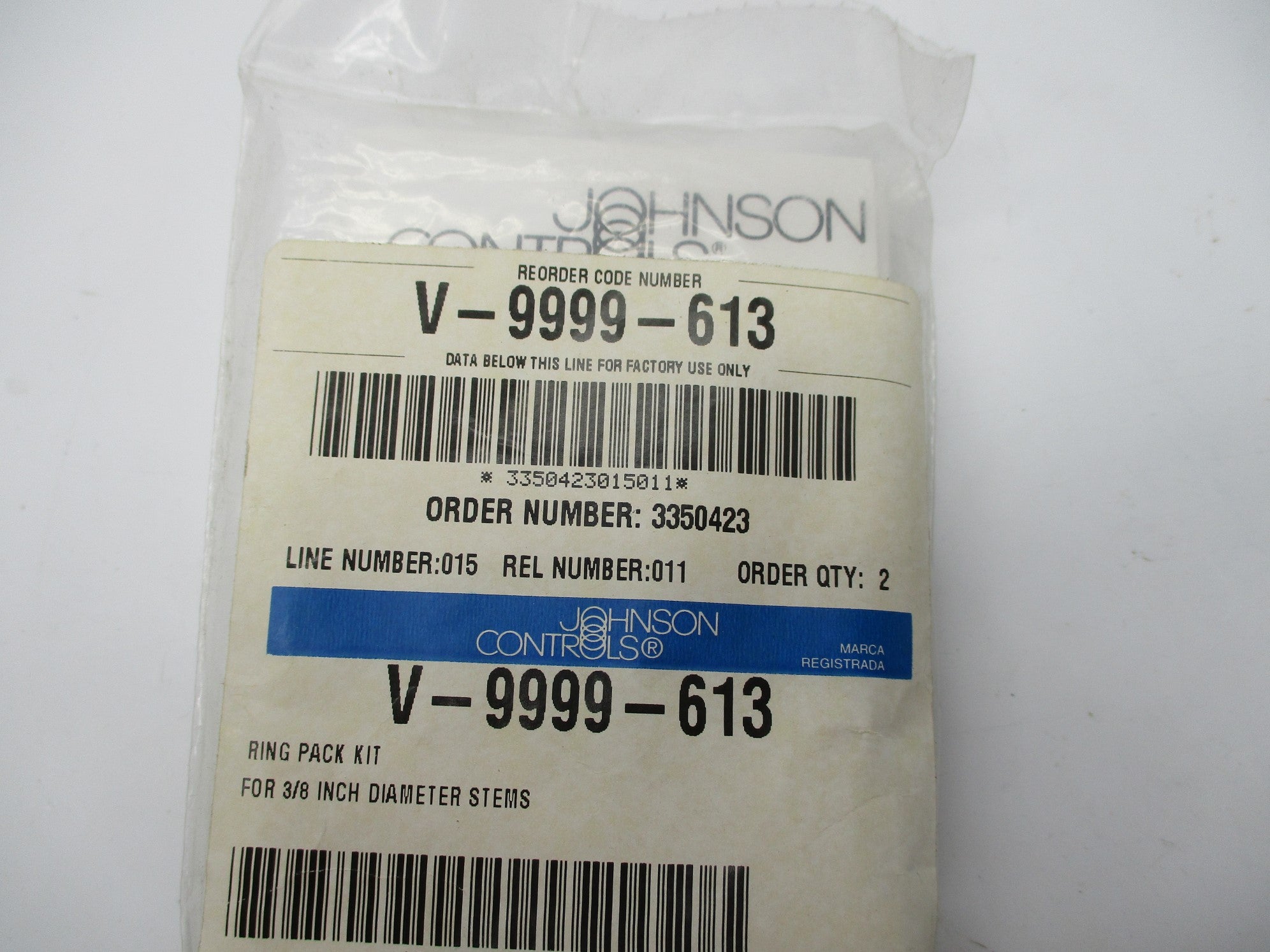 JOHNSON CONTROLS V-9999-613 NSMP