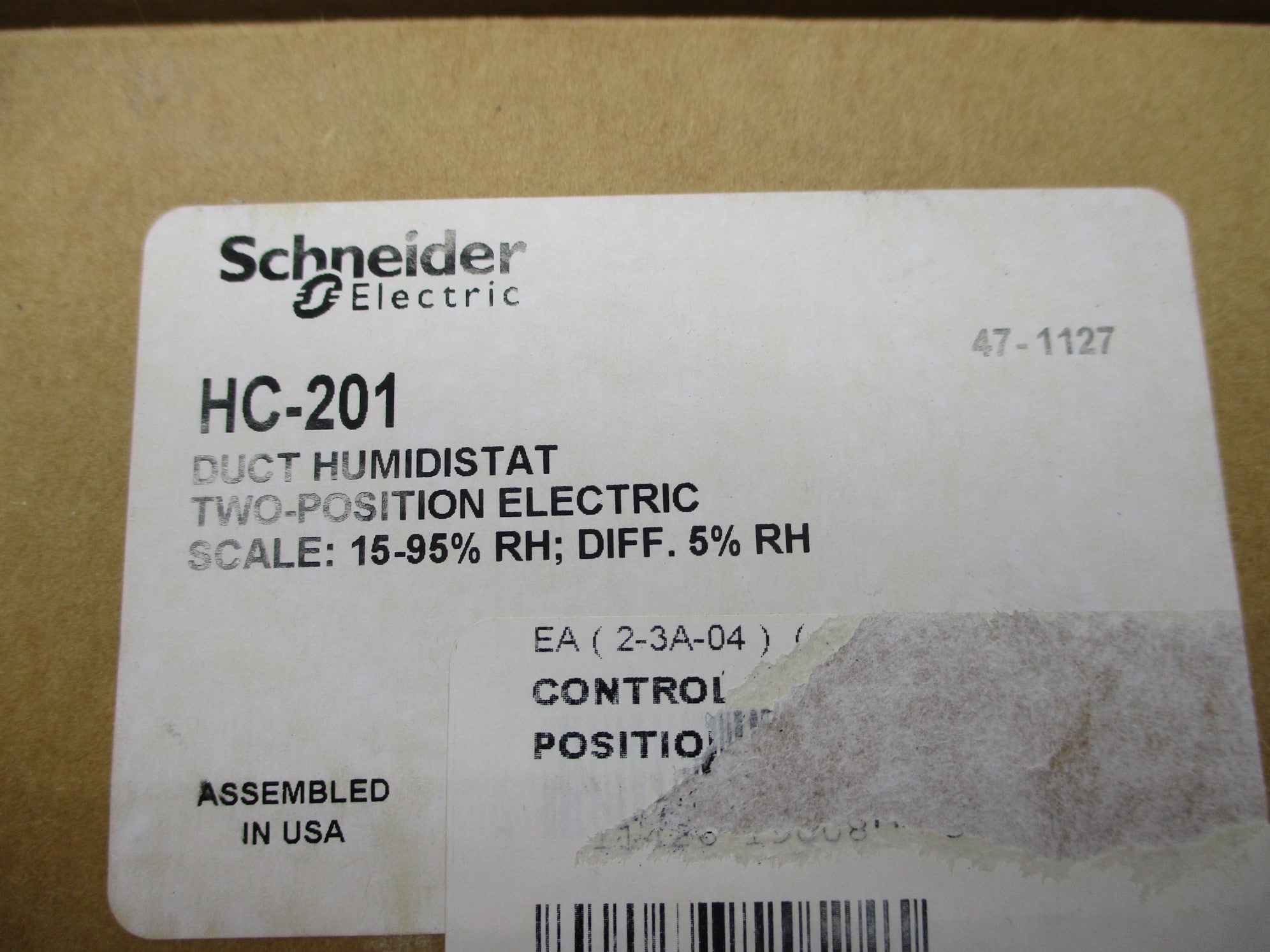 SCHNEIDER ELECTRIC HC-201 120/240VAC 7.2/3.6A NSMP