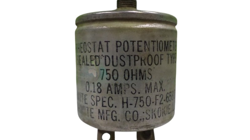 OHMITE 750 RHEOSTAT POTENTIOMETER UNMP
