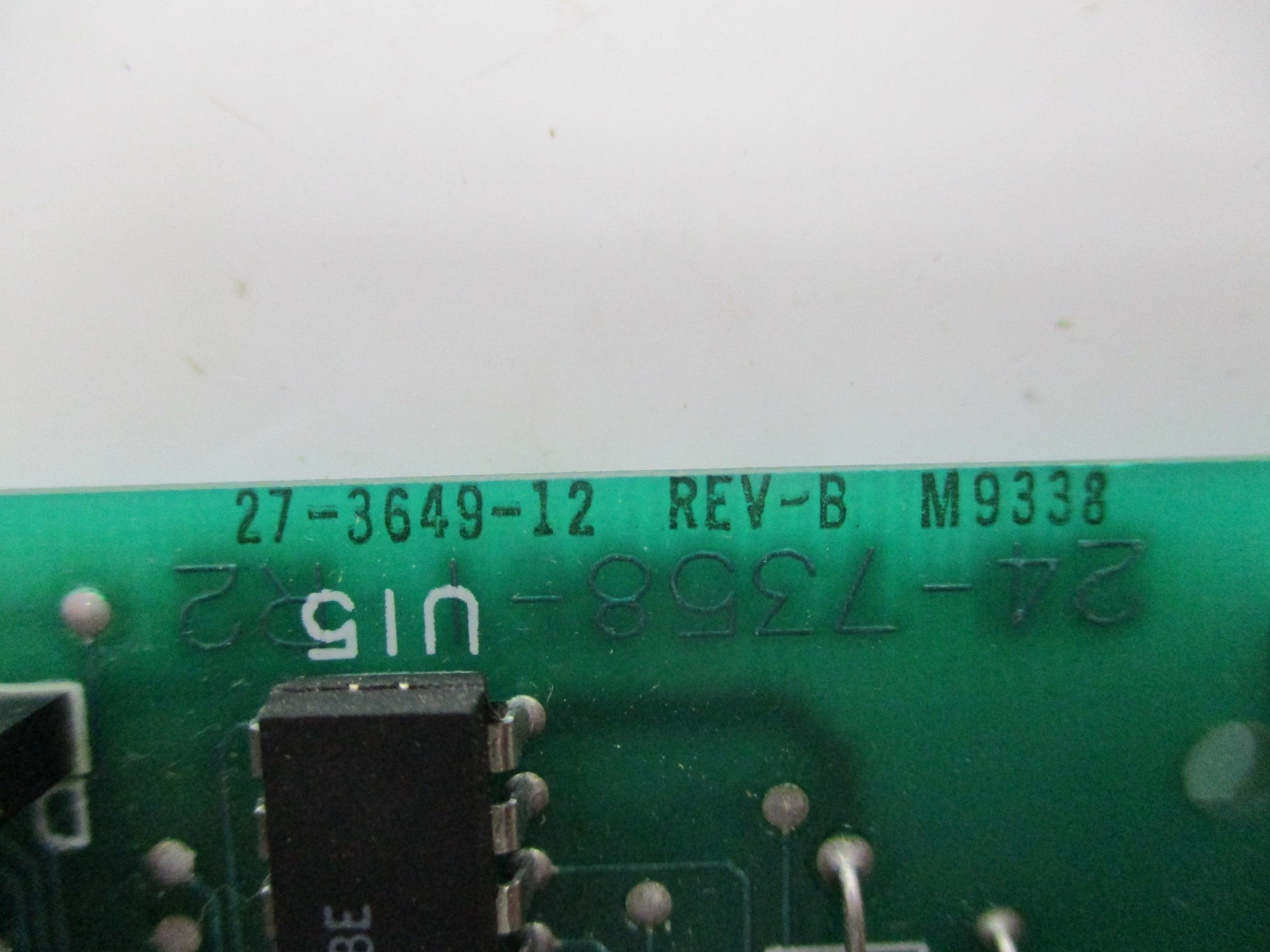 JOHNSON CONTROLS 27-3649-12 REV. B NSNP