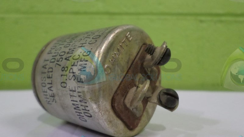 OHMITE 750 RHEOSTAT POTENTIOMETER UNMP