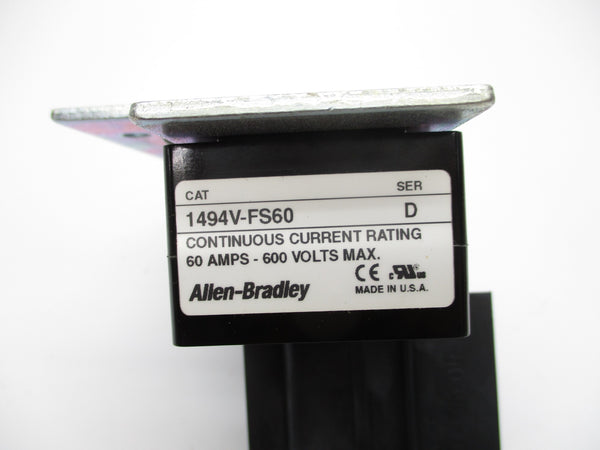 ALLEN BRADLEY 1494V-FS60 SER. D NSNP