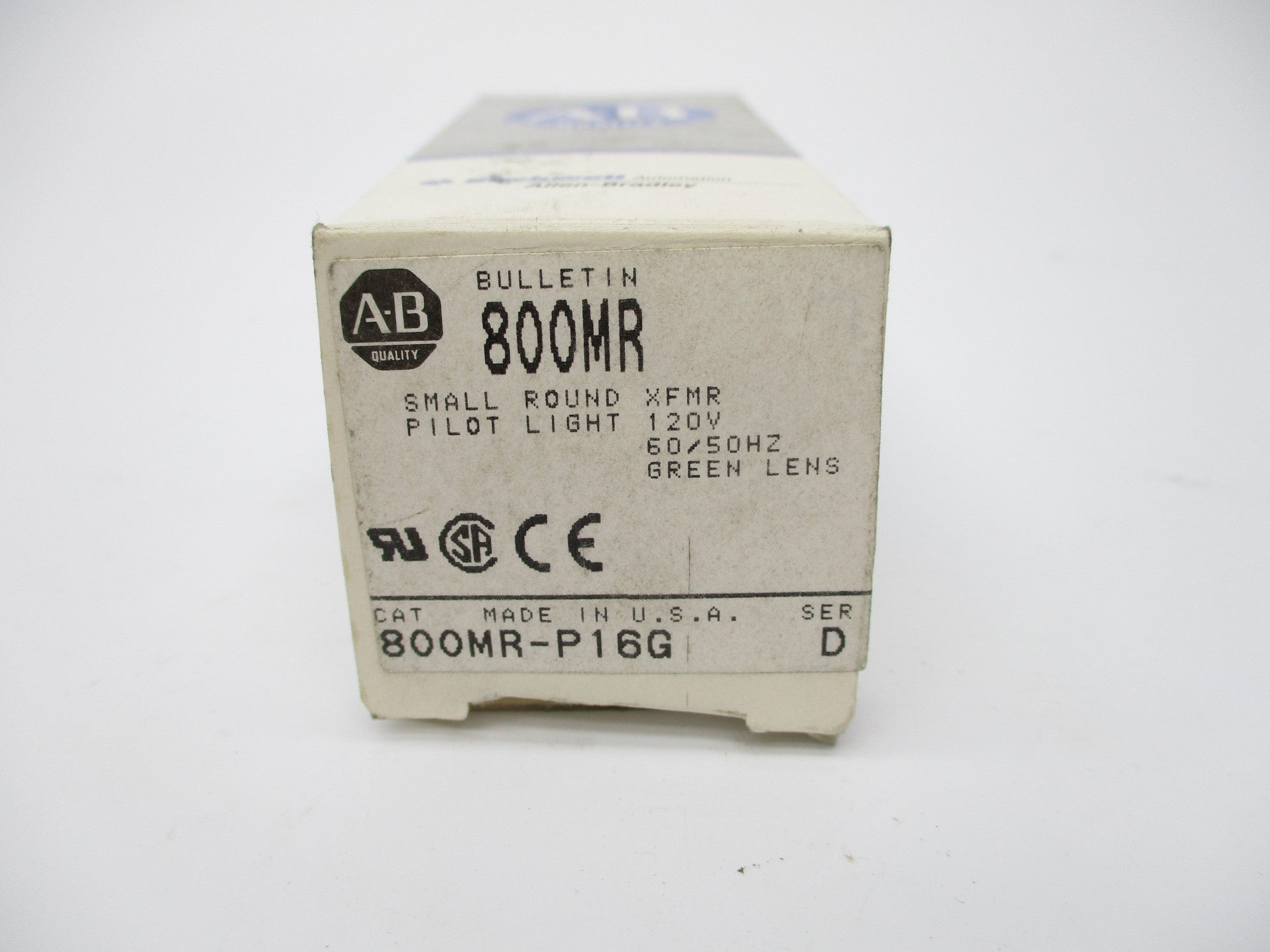 ALLEN BRADLEY 800MR-P16G SER. D 120V (GY/BL) NSMP
