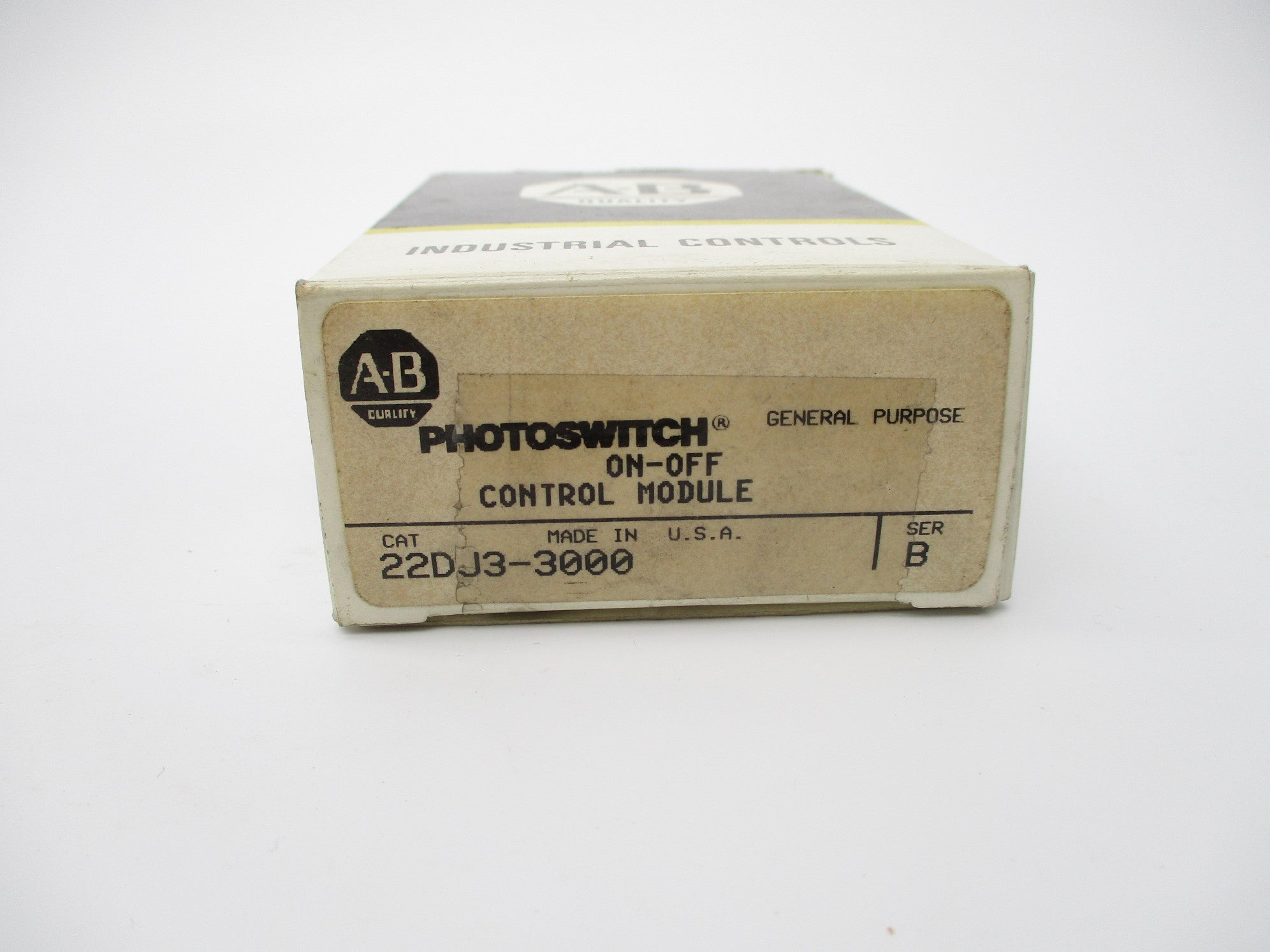 INDUSTRIAL SPARE PART 22DJ3-3000 SER. B (BK/YL) NSMP