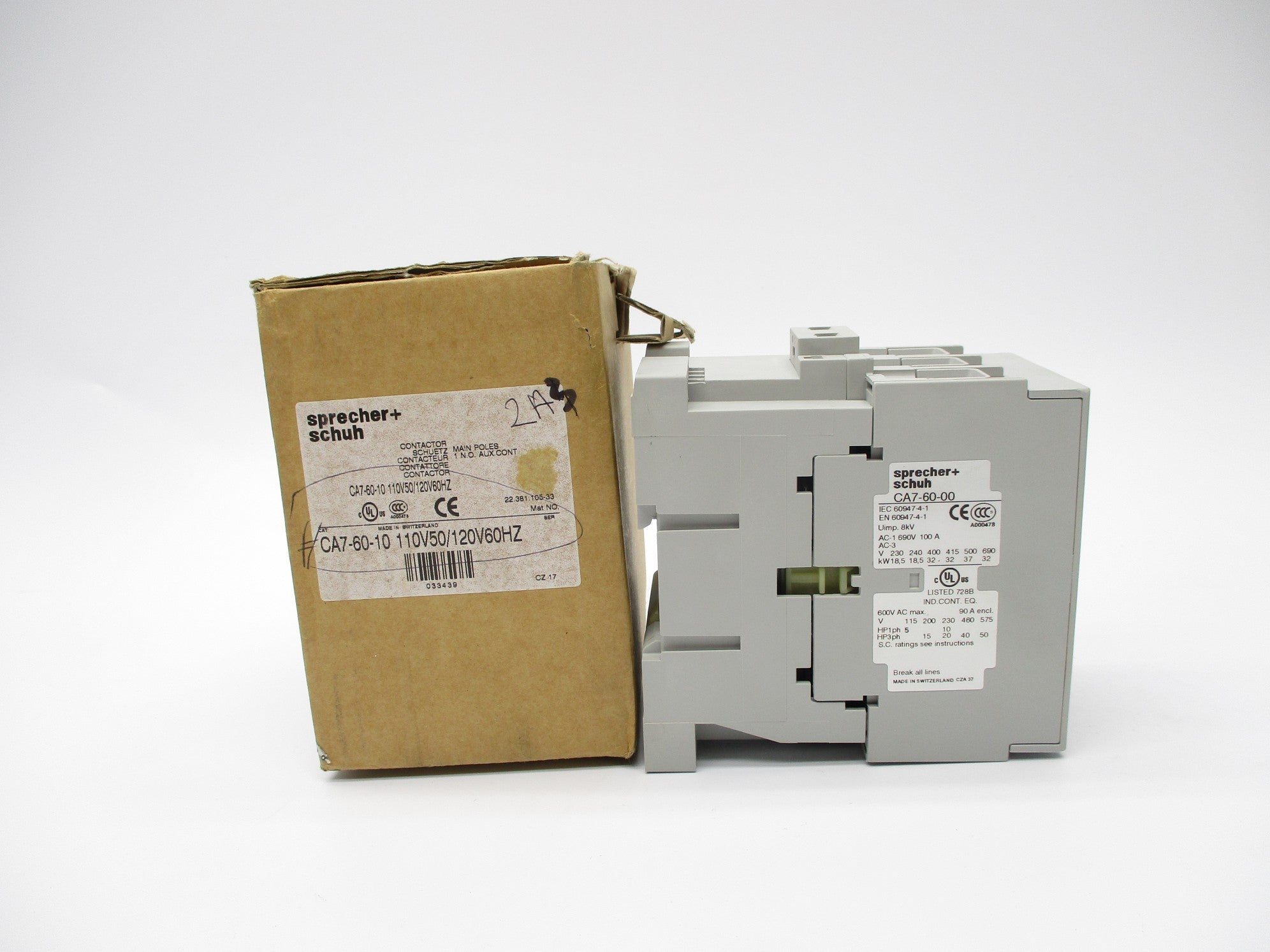 SPRECHER+SCHUH CA7-60-10 110/120V NSMP
