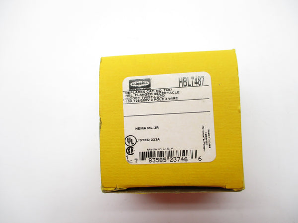 HUBBELL HBL7487 125/250V 15A NSMP