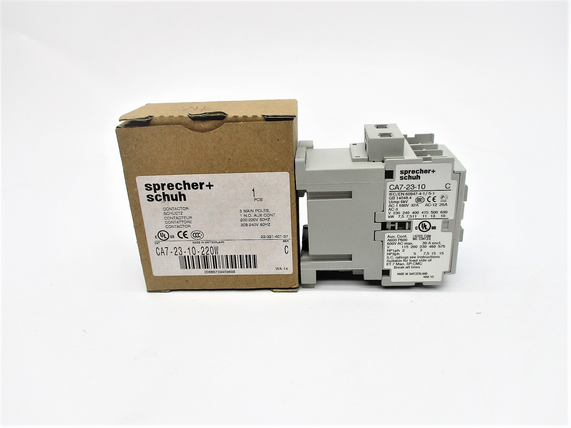 SPRECHER+SCHUH CA7-23-10-220W SER. C 200/240V NSMP