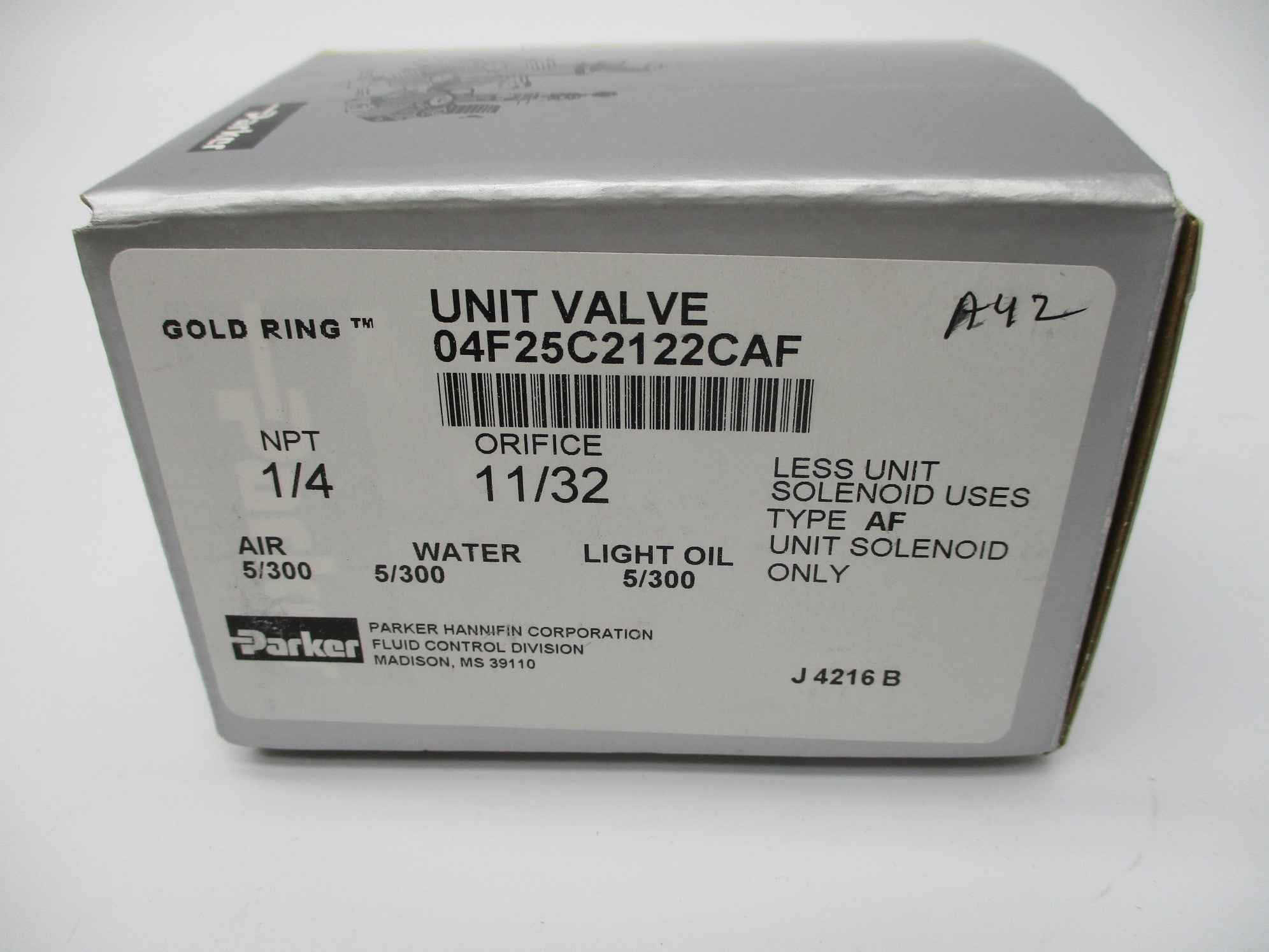 PARKER 04F25C2122CAF NSMP