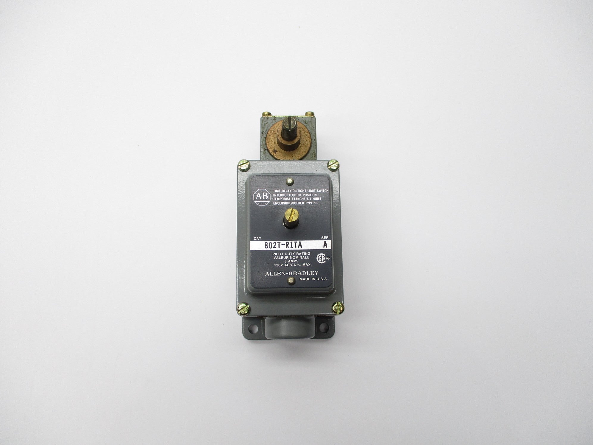 ALLEN BRADLEY 802T-R1TA SER. A 120VAC 3A NSNP