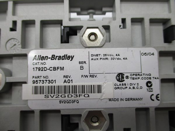 ALLEN BRADLEY 1792D-CBFM SER. B NSNP