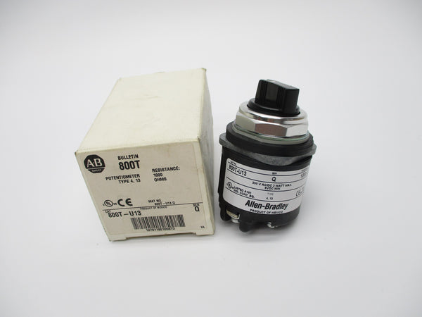 ALLEN BRADLEY 800T-U13 SER. Q 300VAC/DC (WH) NSMP