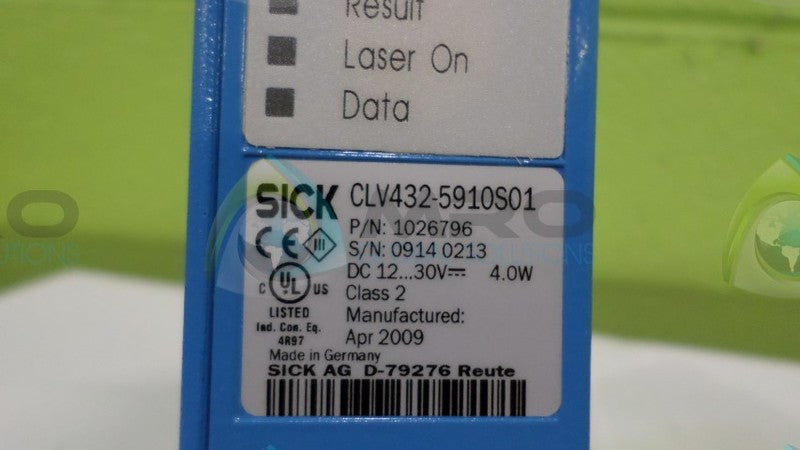 SICK CLV432-5910S01 RASTER SCANNER NSNP