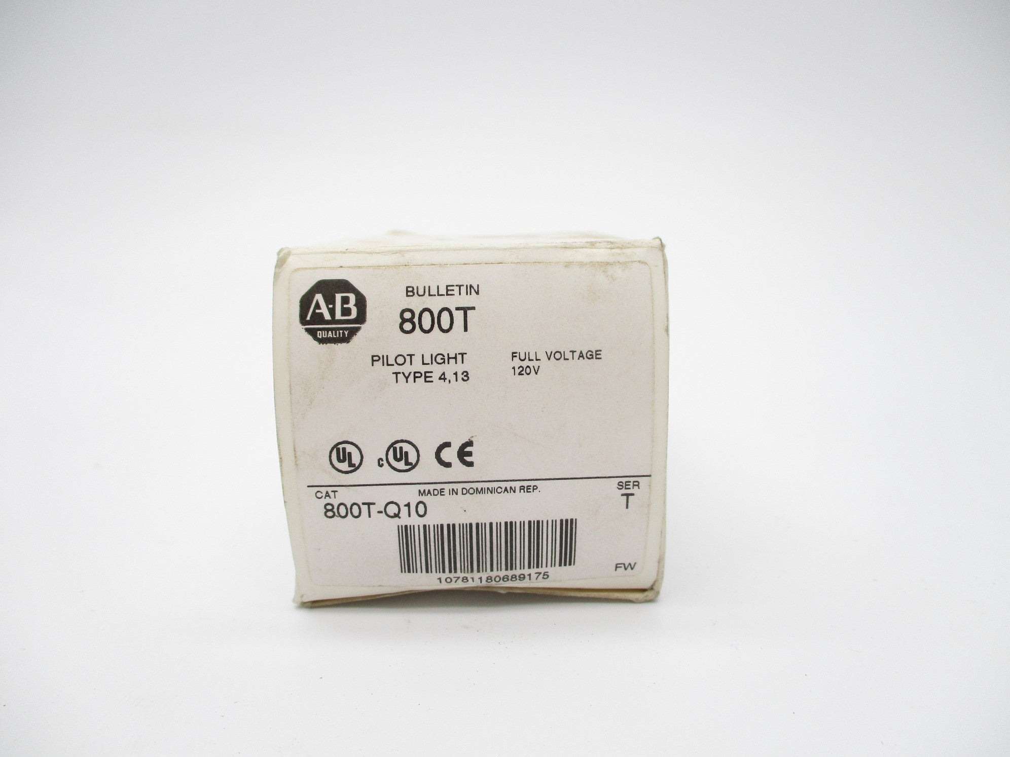 INDUSTRIAL SPARE PART 800T-Q10 SER. T 120VAC/DC (WH) NSMP