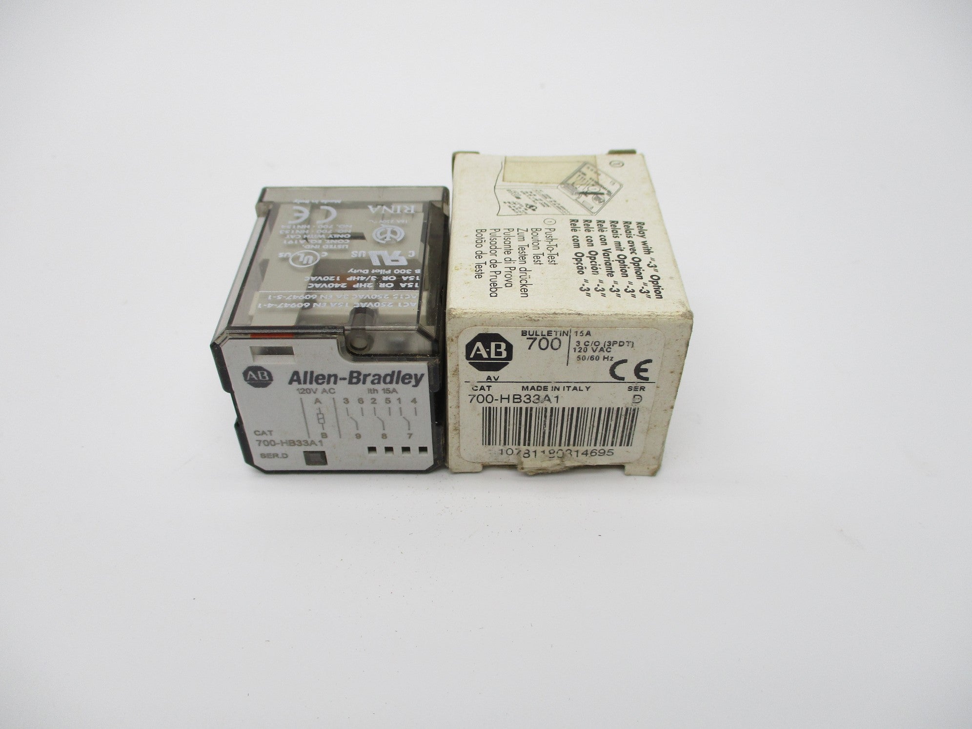 INDUSTRIAL SPARE PART 700-HB33A1 SER. D 120VAC 15A (WH) NSMP