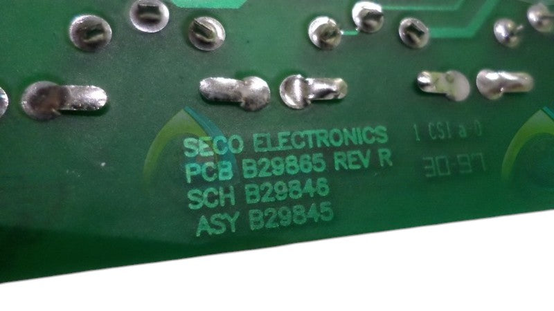SECO ELECTRIC B29845 CIRCUIT BOARD NSNP