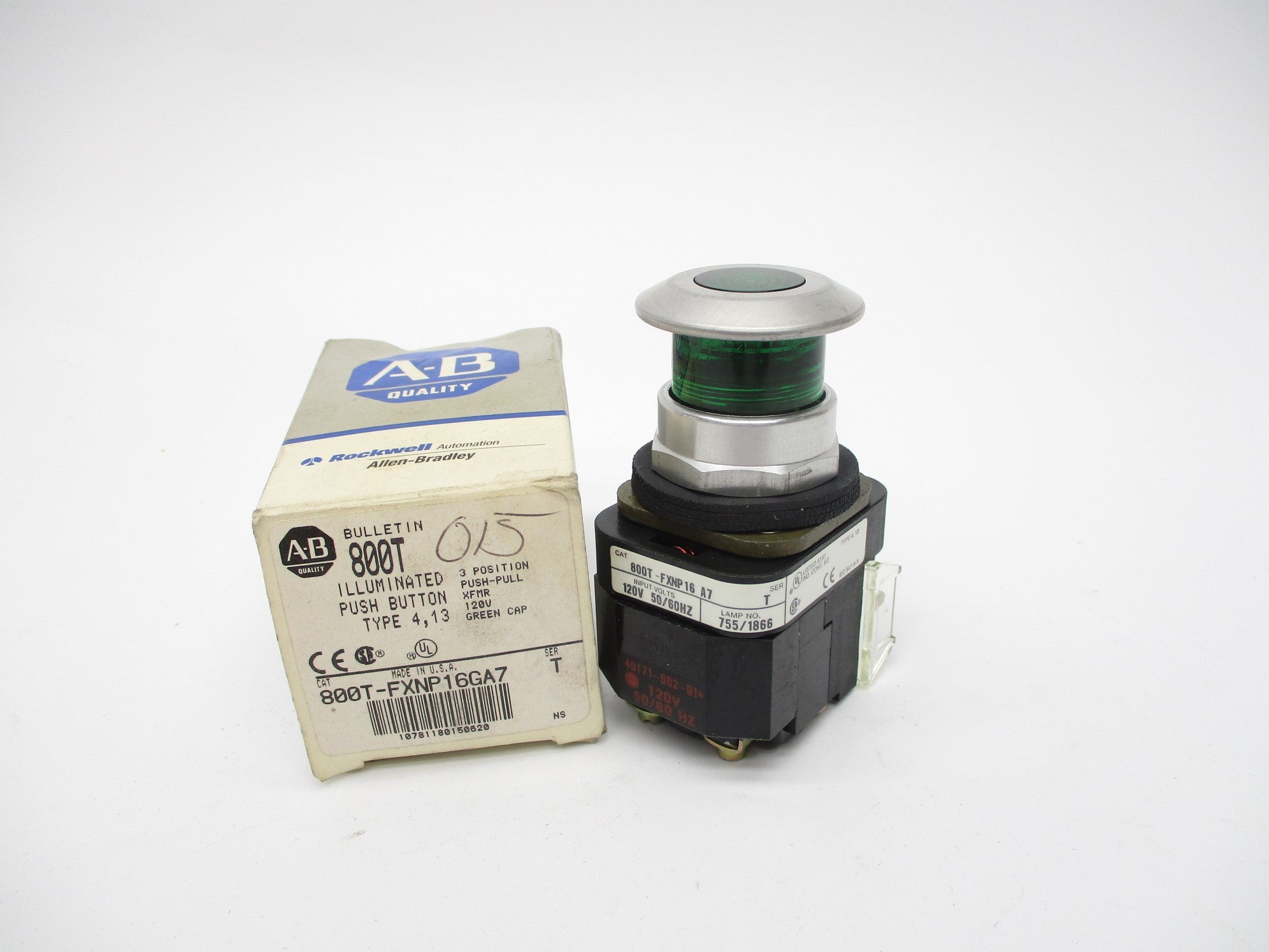 ALLEN BRADLEY 800T-FXNP16GA7 SER. T (GY/BL) NSMP