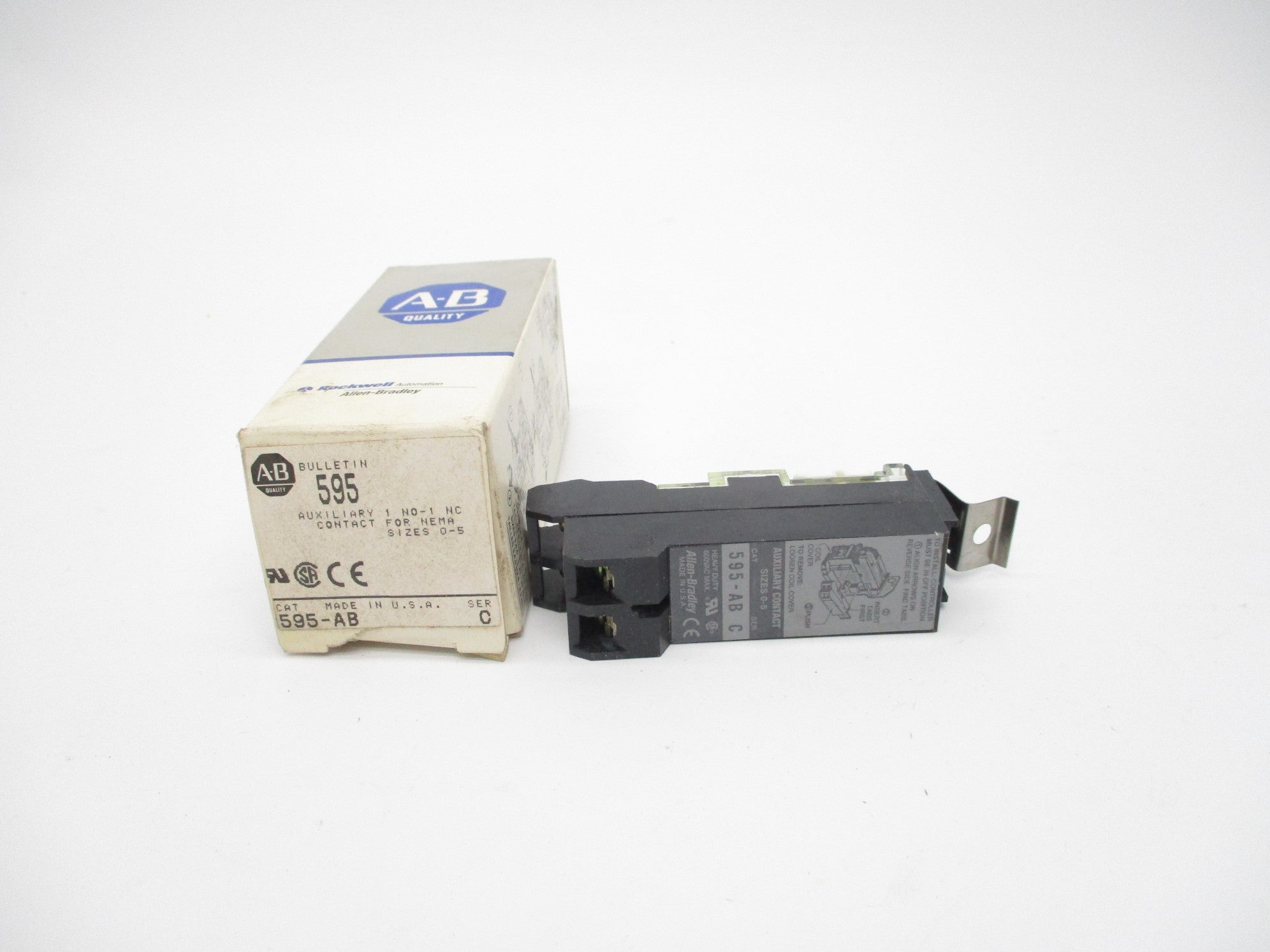 INDUSTRIAL SPARE PART 595-AB SER. C 600VAC (GY/BL) NSMP