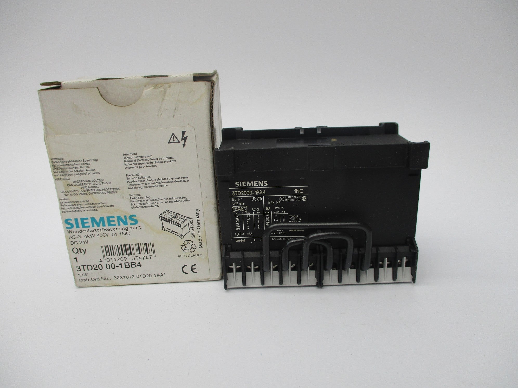 SIEMENS 3TD2000-1BB4 24V NSMP