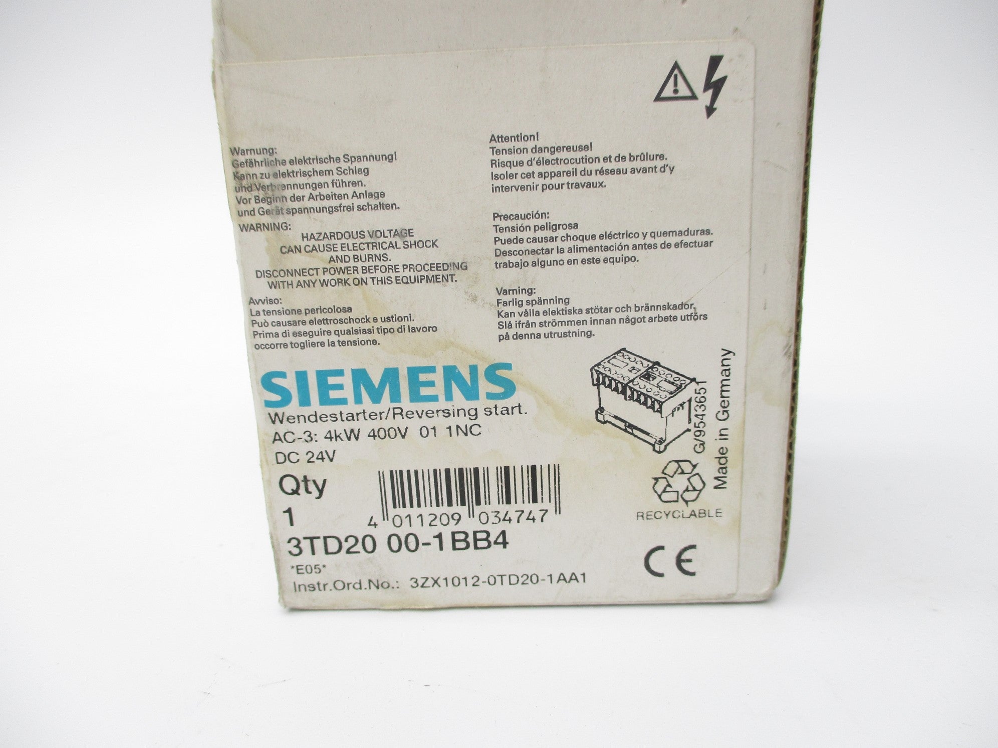SIEMENS 3TD2000-1BB4 24V NSMP