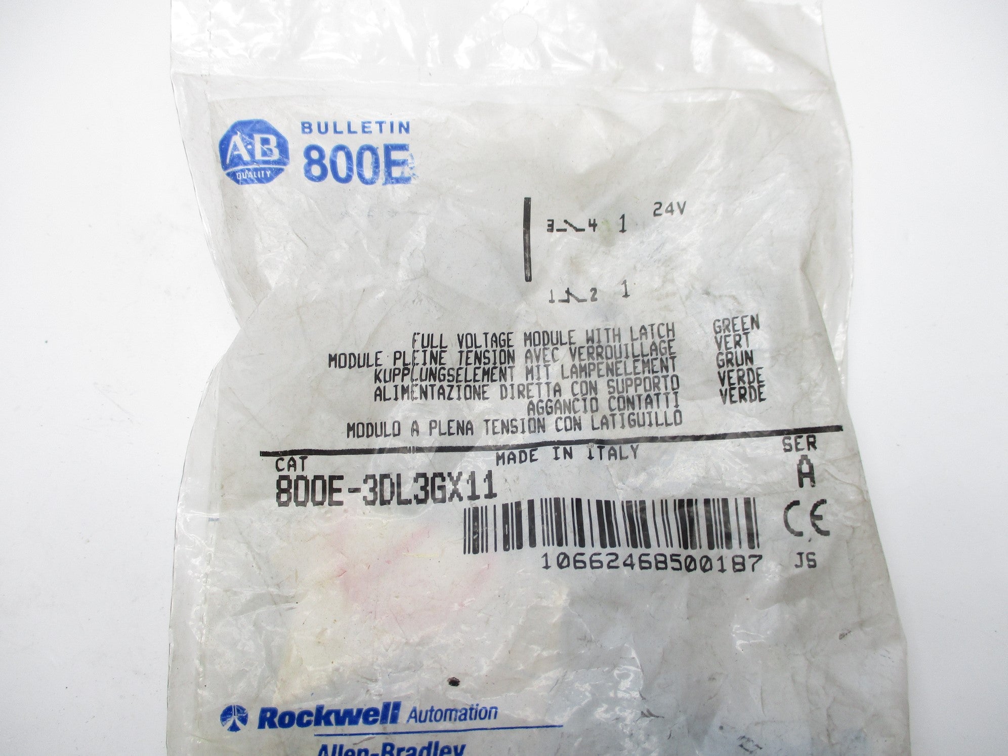 INDUSTRIAL SPARE PART 800E-3DL3GX11 SER. A NSMP
