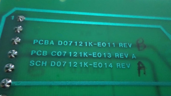 RAMSEY INC. C07121K-E011 CIRCUIT BOARD NSNP