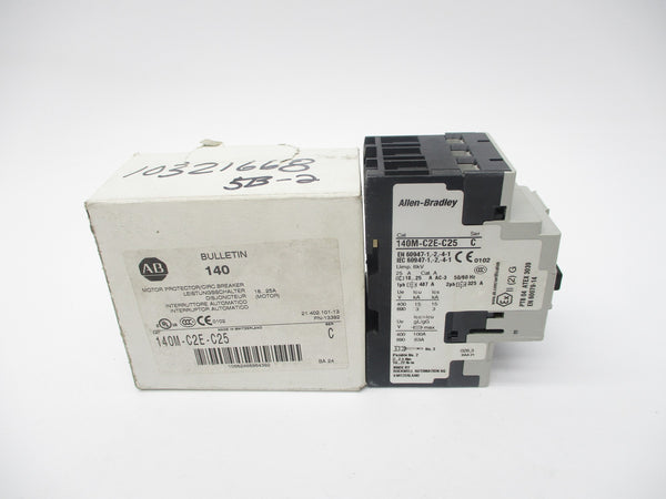 ALLEN BRADLEY 140M-C2E-C25 SER. C 600V 18-25A (WH) NSMP