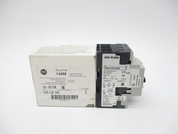 ALLEN BRADLEY 140M-C2E-B40 SER. D 690V 2.5-4.0A (WH) NSMP