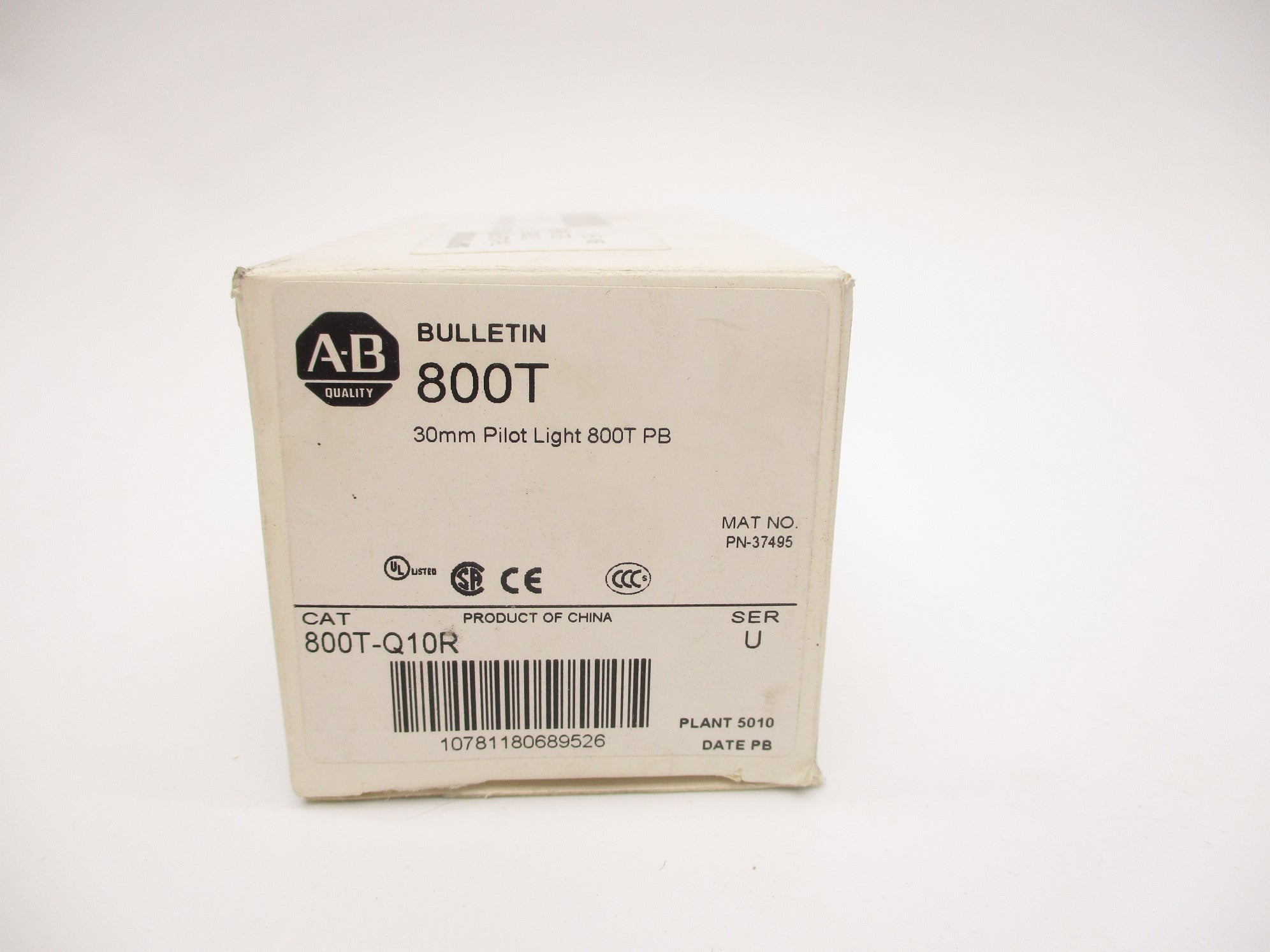 INDUSTRIAL SPARE PART 800T-Q10R SER. U 120VAC/DC (WH) NSMP
