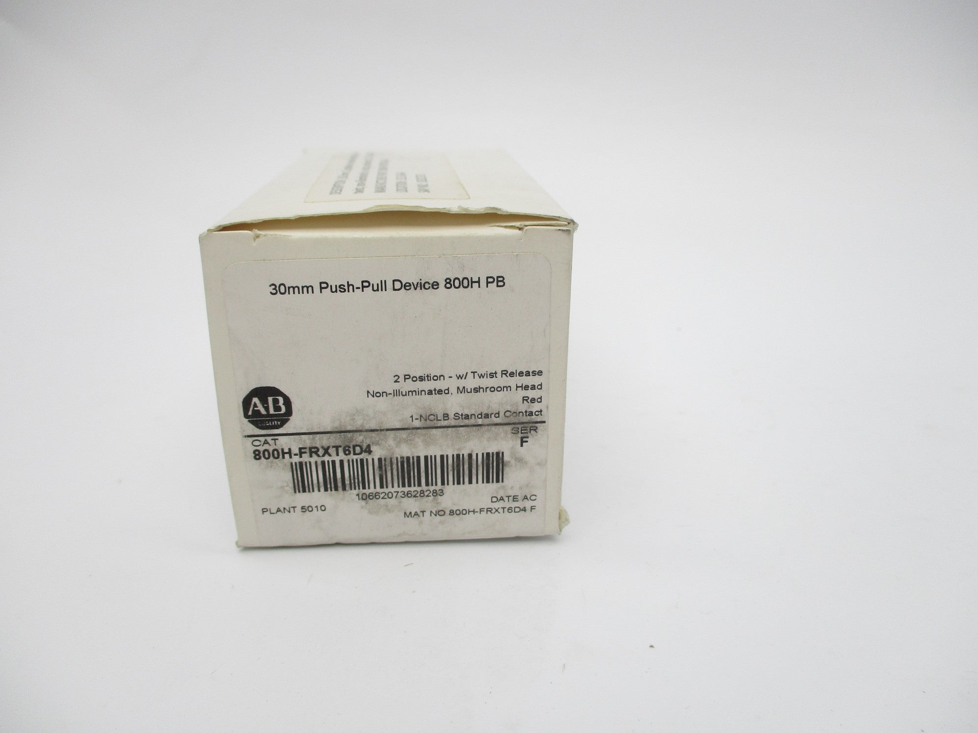 ALLEN BRADLEY 800H-FRXT6D4 SER. F (WH) NSMP