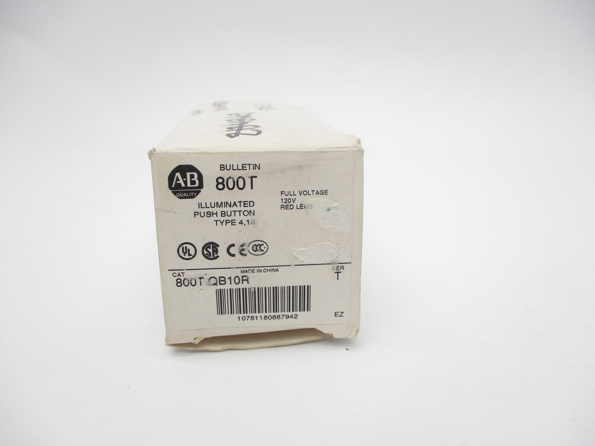 INDUSTRIAL SPARE PART 800T-QB10R SER. T 120VAC/DC (WH) NSMP