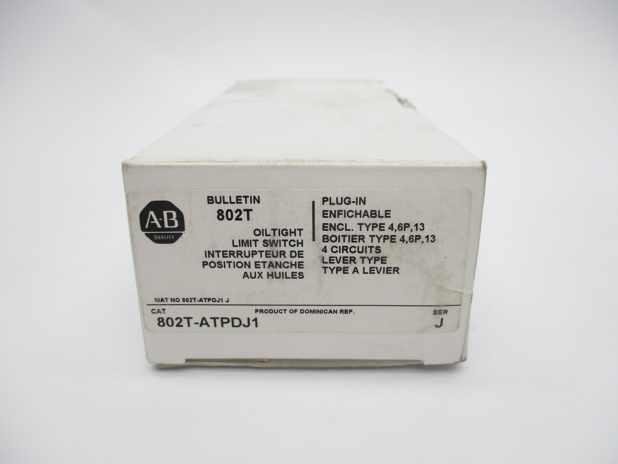 INDUSTRIAL SPARE PART 802T-ATPDJ1 SER. J (WH) NSMP