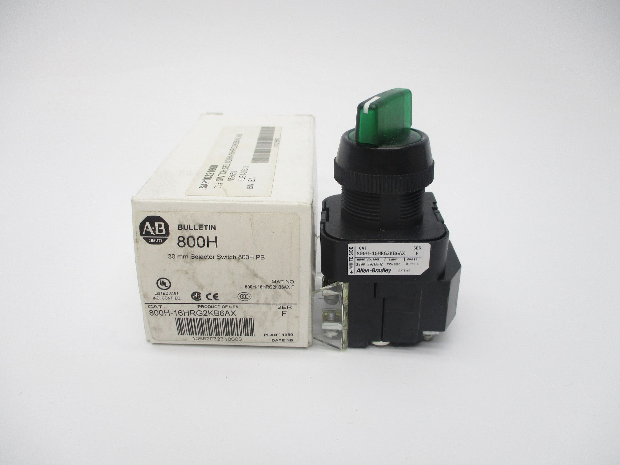 INDUSTRIAL SPARE PART 800H-16HRG2KB6AX SER. F 120V (WH) NSMP