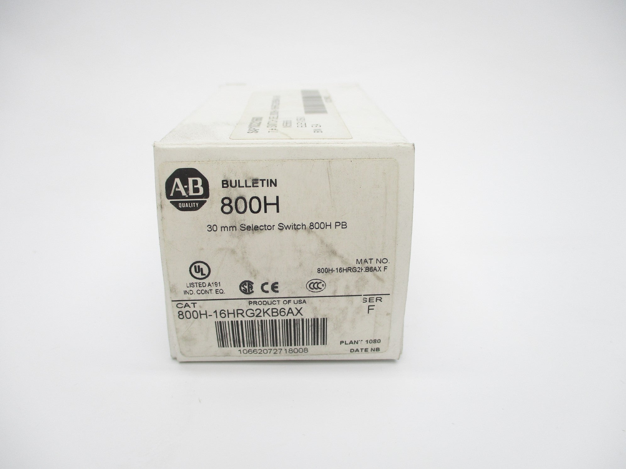 INDUSTRIAL SPARE PART 800H-16HRG2KB6AX SER. F 120V (WH) NSMP