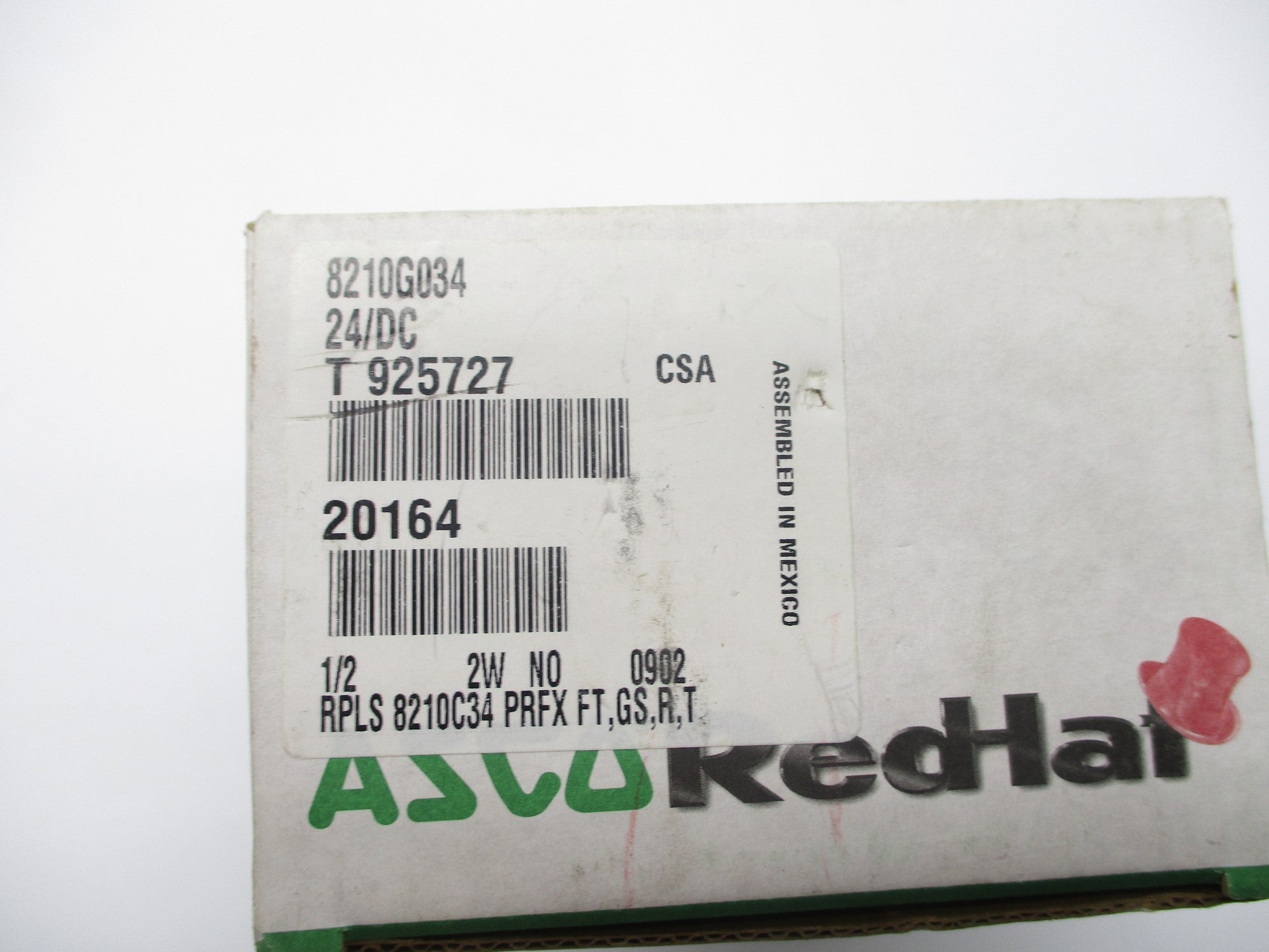 ASCO 8210G034 24VDC 80-125PSI 1/2" NSMP