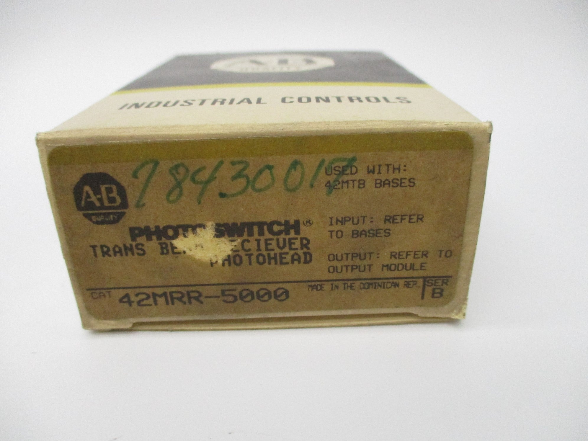 ALLEN BRADLEY 42MRR-5000 SER. B (BK/YL) NSMP
