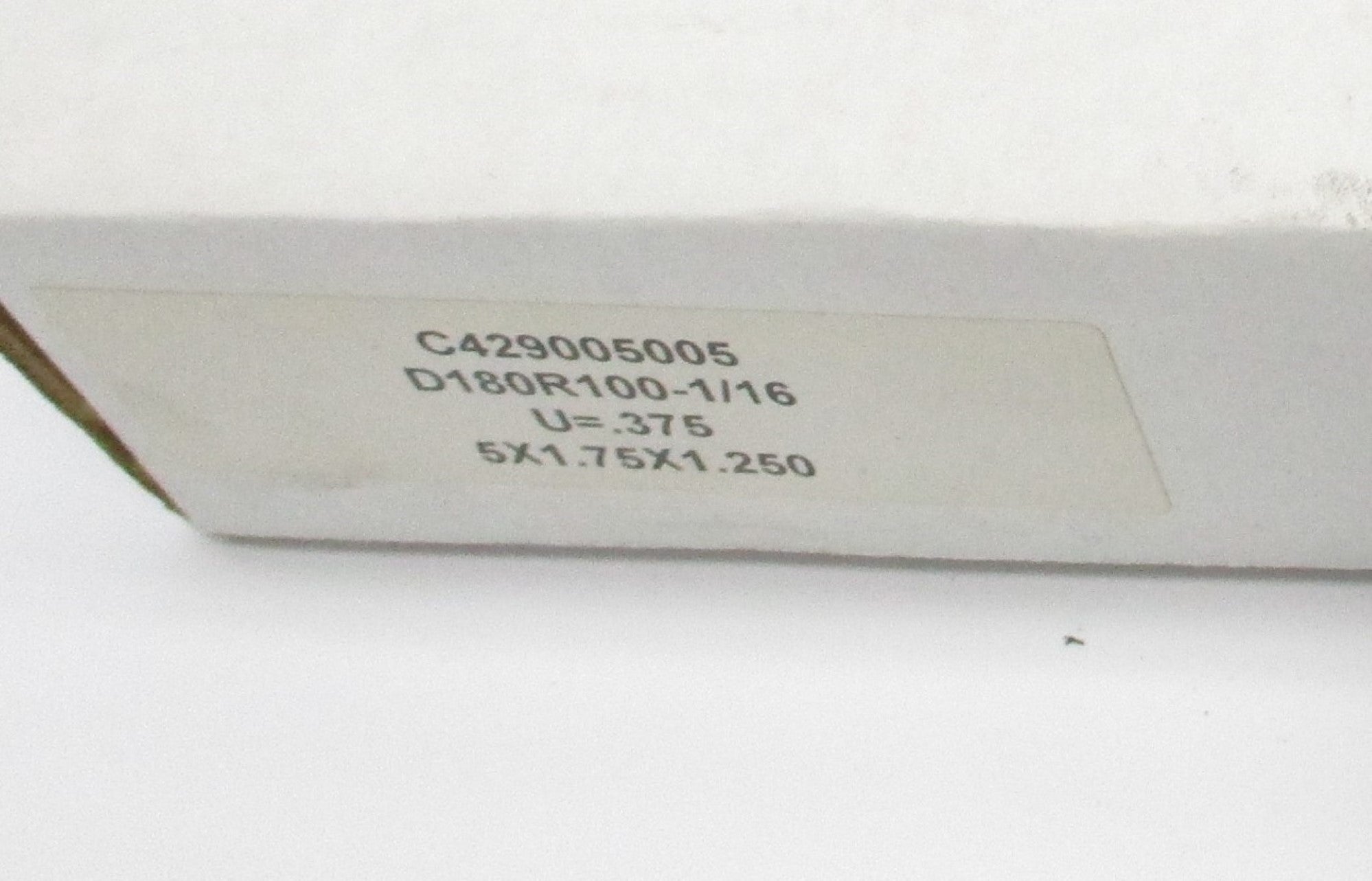 SPARE PART D180R100-1/16 C429005005 NSMP