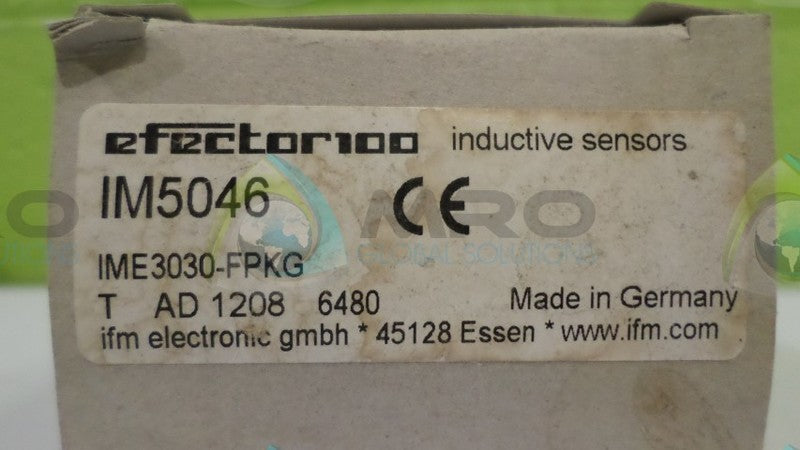 IFM EFECTOR IM5046 INDUCTIVE PROXIMITY SENSOR NSMP