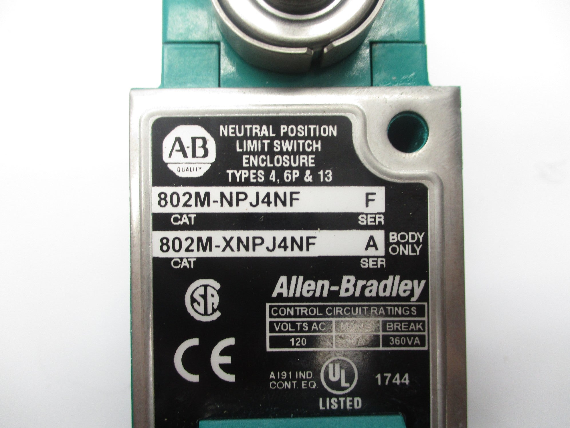 INDUSTRIAL SPARE PART 802M-NPJ4NF SER. F NSNP