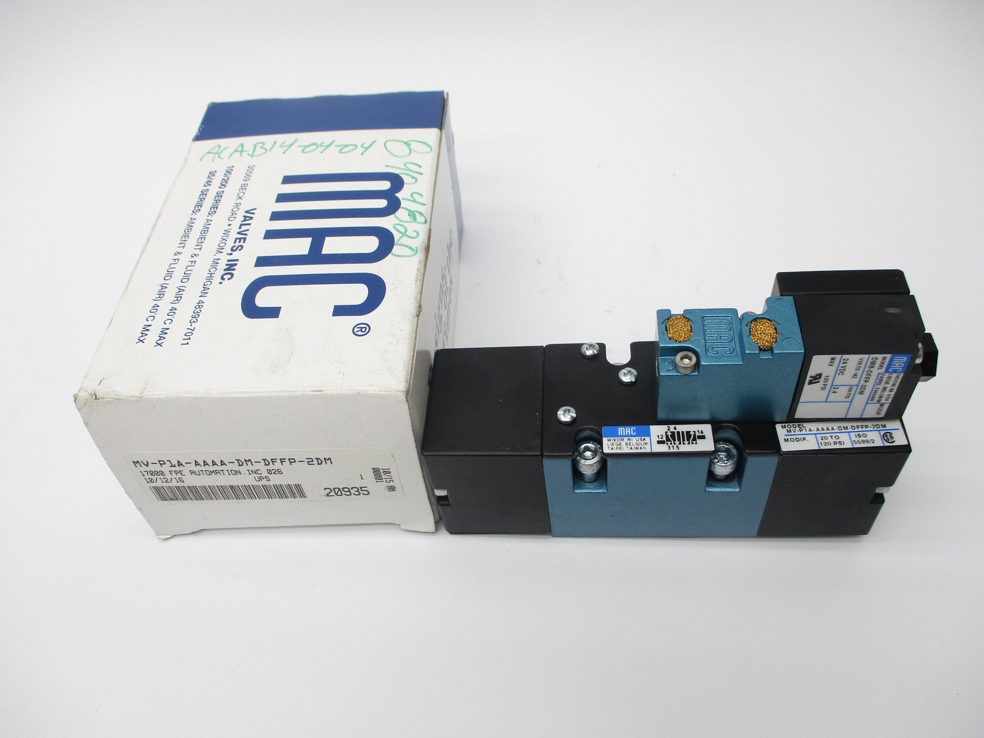 MAC MV-P1A-AAAA-DM-DFFP-2DM 24V NSMP