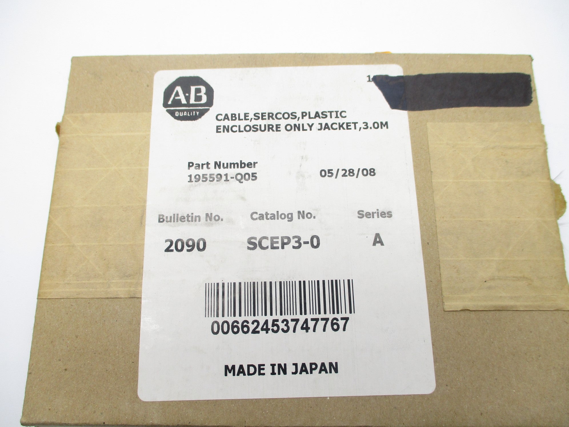 ALLEN BRADLEY 2090-SCEP3-0 SER. A (BR/WH) NSMP