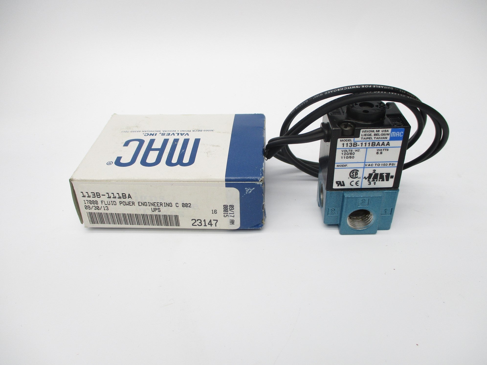 MAC 113B-111BA 110/120V 150PSI NSMP