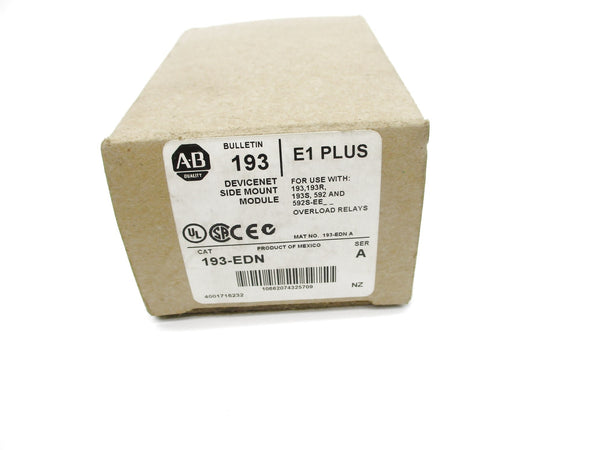 ALLEN BRADLEY 193-EDN SER. A 240VAC F/W 1.002  (BR/WH) NSMP