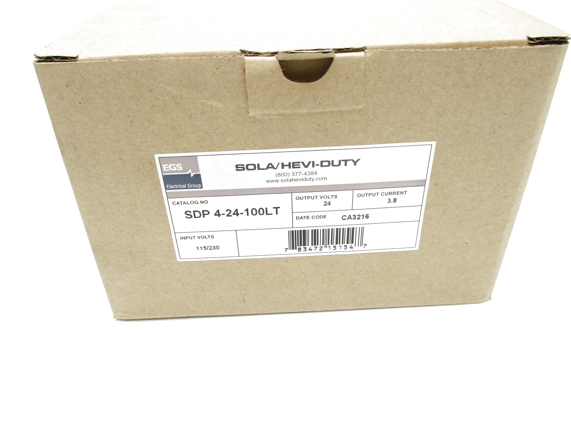 SOLA SDP4-24-100LT 115/230VAC 1.8/1.0A NSMP