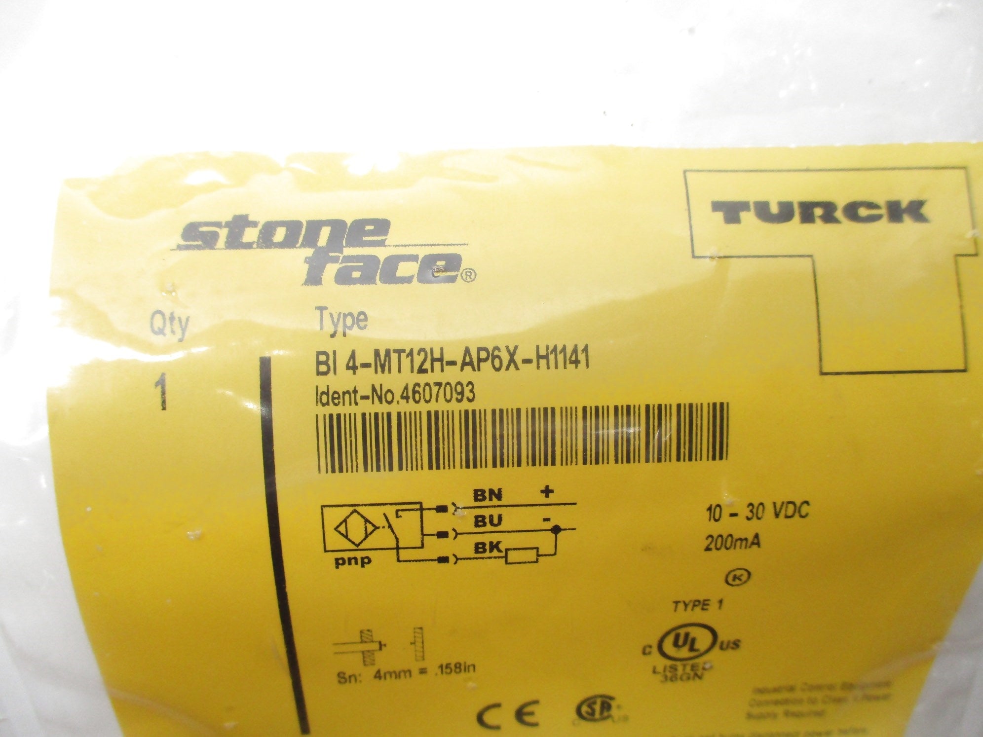 TURCK BI4-MT12H-AP6X-H1141 4607093 10-30VDC NSMP