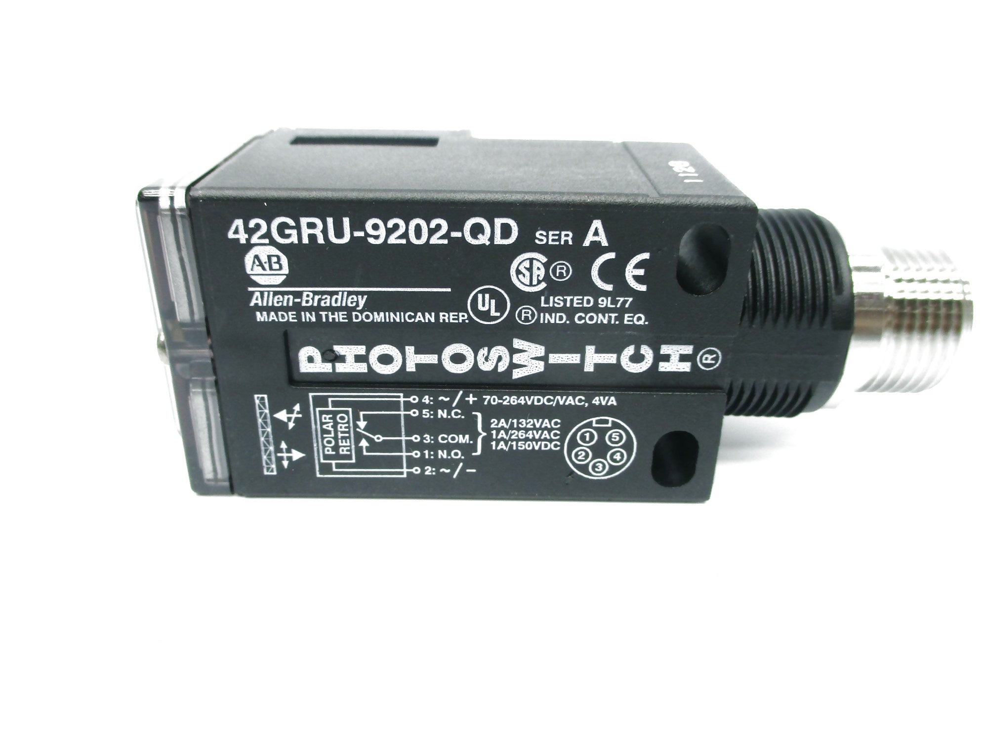 ALLEN BRADLEY 42GRU-9202-QD SER. A 70-264VDC/AC 1A NSNP