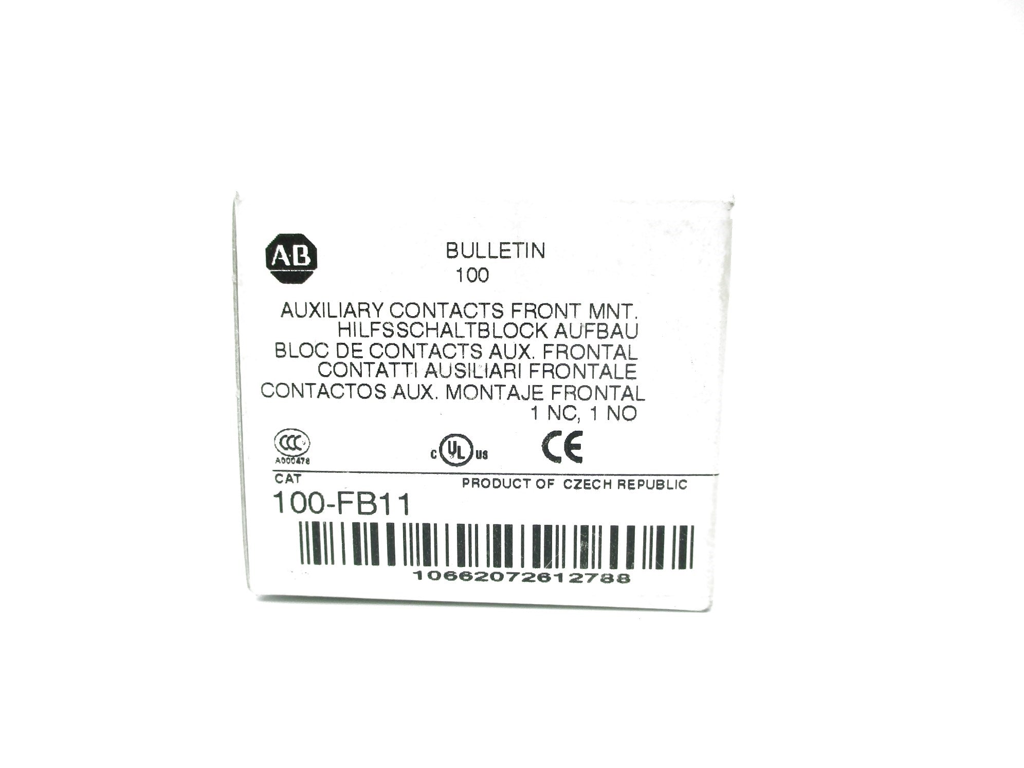 INDUSTRIAL SPARE PART 100-FB11 SER. B 600VAC 10A (WH) NSMP