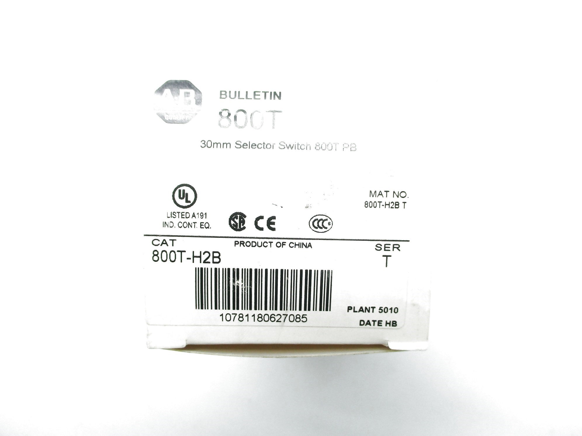 INDUSTRIAL SPARE PART 800T-H2B SER. T (AS PICTURED) (WH) NSMP