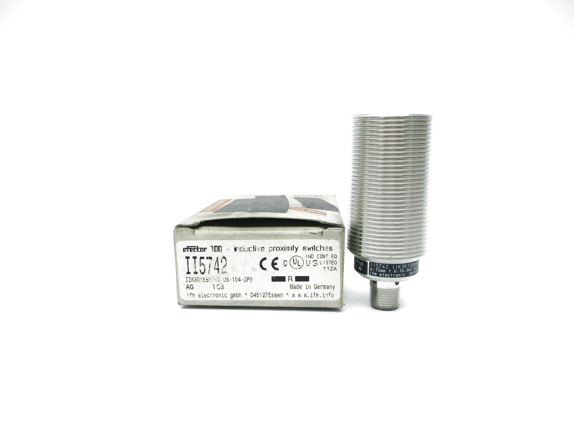 IFM EFECTOR II5742 IIK3015BBPKG/US-104-DPS 10-36VDC NSMP
