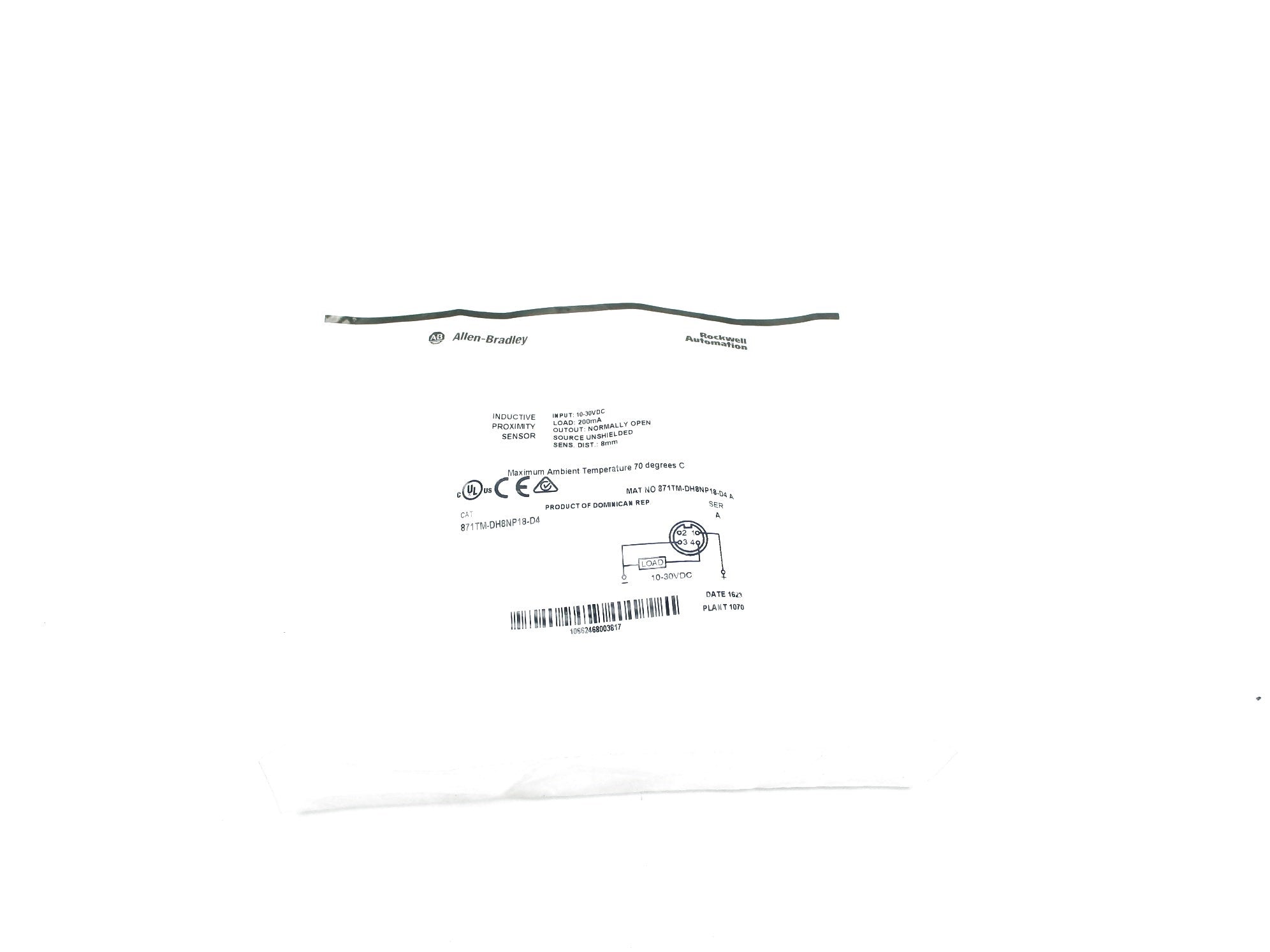 ALLEN BRADLEY 871TM-DH8NP18-D4 SER. A NSMP