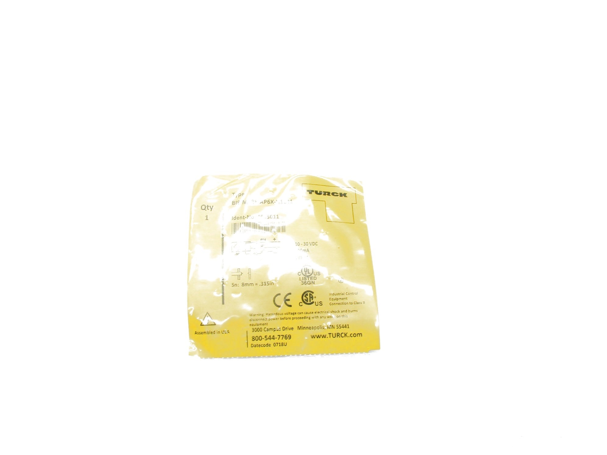 TURCK BI8-M18E-AP6X-H1141 4615011 10-30VDC NSMP